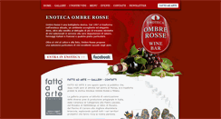 Desktop Screenshot of enotecaombrerosse.com